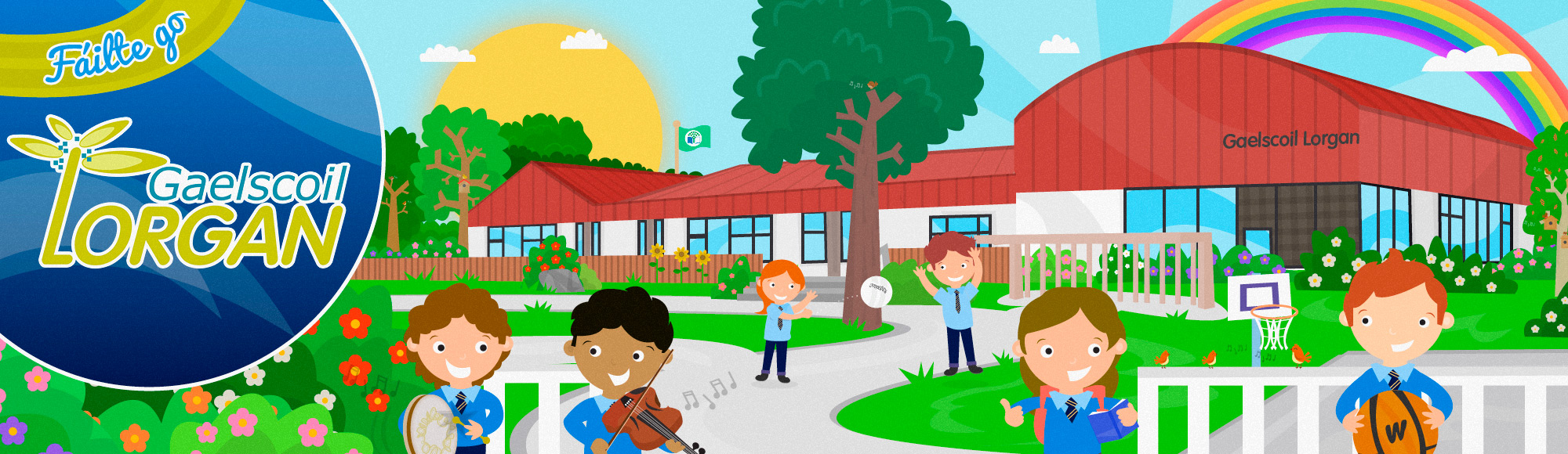 Gaelscoil Lorgan, Baile na Lorgan, Co.Mhuineachain